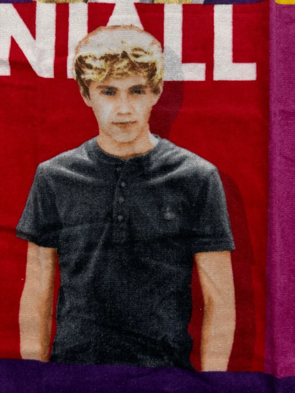 One Direction 2013 Beach Towel Harry Styles Liam Zayn Niall Louis 1D 28 x 58 New